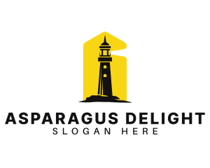 Lighthouse Tower Port logo design