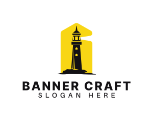 Lighthouse Tower Port logo design