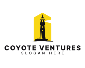 Lighthouse Tower Port logo design