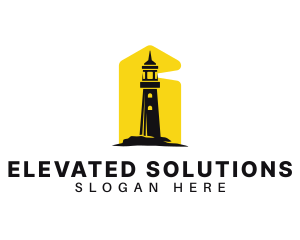 Lighthouse Tower Port logo design