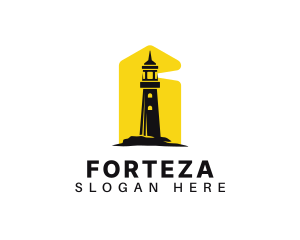 Lighthouse Tower Port logo design