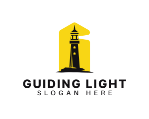Lighthouse Tower Port logo design