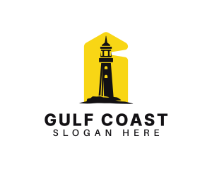 Lighthouse Tower Port logo design