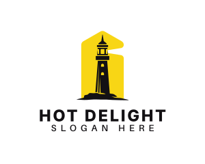 Lighthouse Tower Port logo design