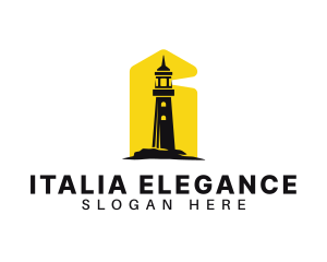 Lighthouse Tower Port logo design