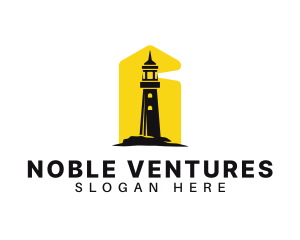 Lighthouse Tower Port logo design