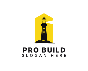 Lighthouse Tower Port logo design