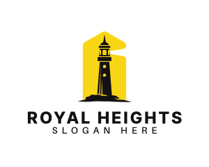 Lighthouse Tower Port logo design