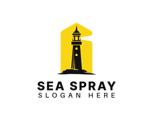 Maritime - Lighthouse Tower Port logo design