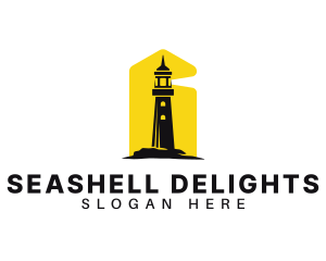 Lighthouse Tower Port logo design