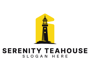 Lighthouse Tower Port logo design