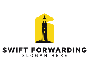 Lighthouse Tower Port logo design