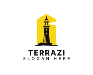 Lighthouse Tower Port logo design