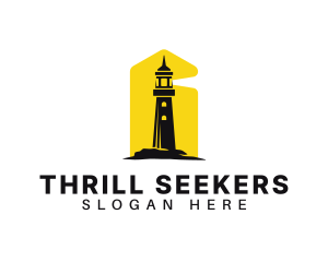 Lighthouse Tower Port logo design