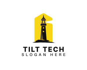 Lighthouse Tower Port logo design