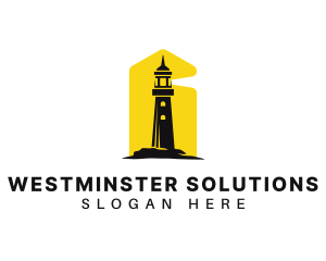 Lighthouse Tower Port logo design