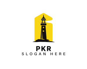 Lighthouse Tower Port logo design