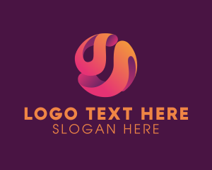 Partner - Modern Marketing Globe logo design