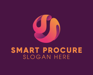 Procurement - Modern Marketing Globe logo design