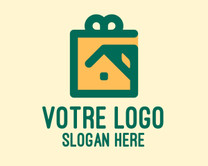 House Roof Gift  logo design