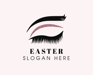 Eyelash - Eye Makeup Microblading logo design