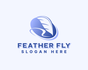 Writing Feather Pen logo design