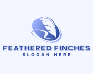 Writing Feather Pen logo design