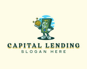 Lending - Cash Money Coin logo design