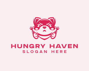 Hungry Pet Dog logo design