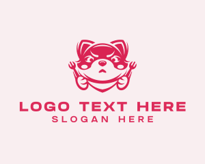 Pet - Hungry Pet Dog logo design