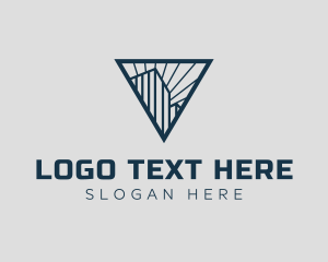 Triangle - Triangle Building Realty logo design