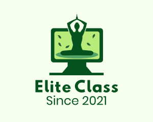 Online Yoga Fitness Class logo design