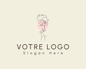 Erotic - Nature Woman Body logo design