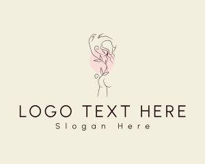 Nude - Nature Woman Body logo design