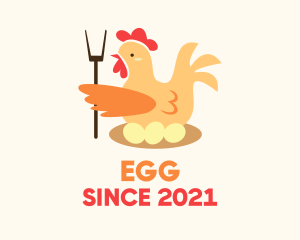 Chicken Egg Farmer  logo design