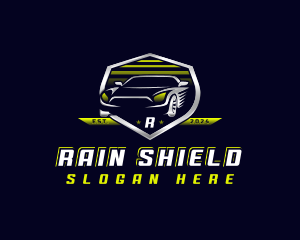 Car Shield Garage logo design