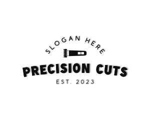 Cutting - Razor Haircut Trim logo design