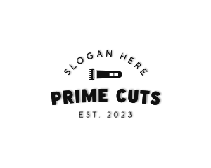 Razor Haircut Trim logo design