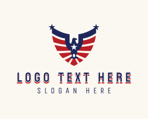 Veteran - Political Eagle Symbol logo design