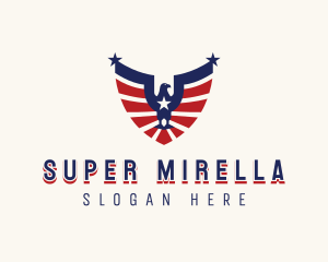 Political Eagle Symbol Logo