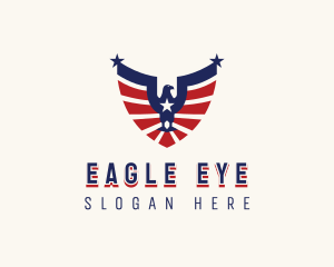 Political Eagle Symbol logo design