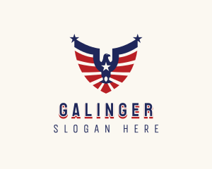Political Eagle Symbol logo design