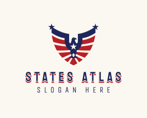 Political Eagle Symbol logo design