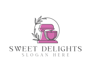 Baking Mixer Dessert logo design