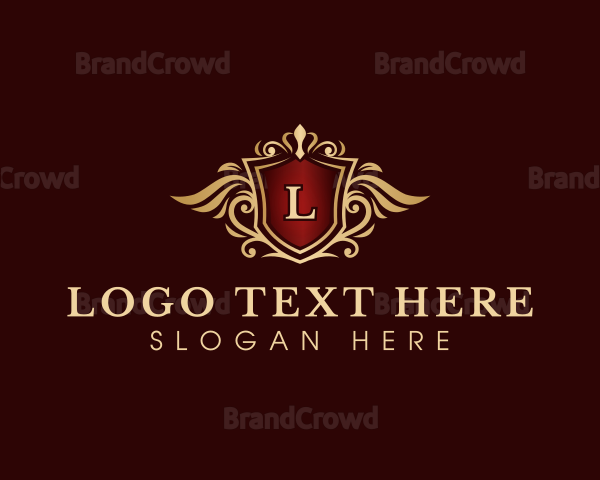 Crown Elegant Wing Logo