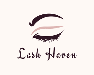 Brown Eyebrow Grooming logo design