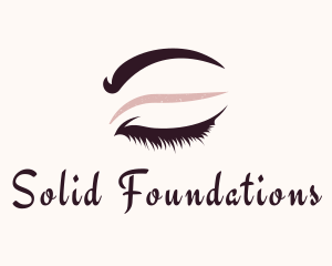 Cosmetic Surgery - Brown Eyebrow Grooming logo design