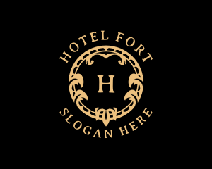 Luxury Shield Hotel logo design