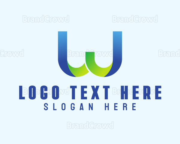 Generic Digital Letter W Business Logo