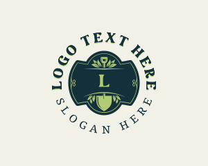 Lettermark - Yard Leaves Landscaping logo design